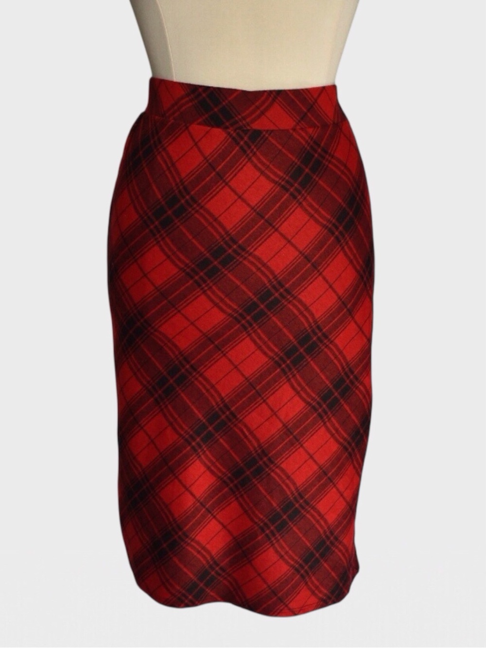 Sunny Leigh Plaid Pencil Skirt
